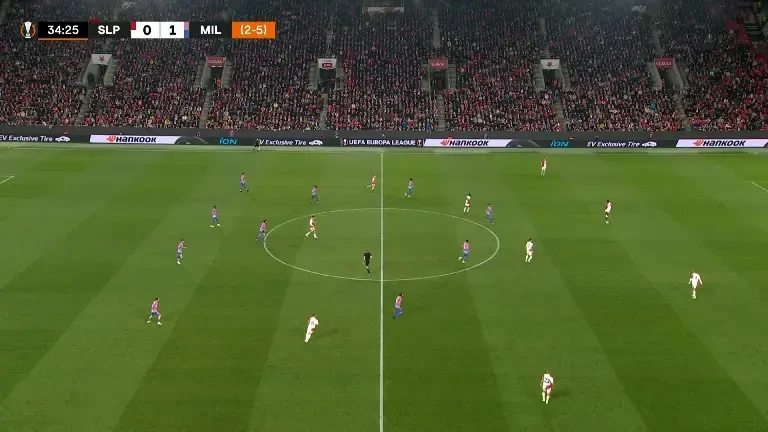 SlaviaPraga - ACMilan Gol min 36