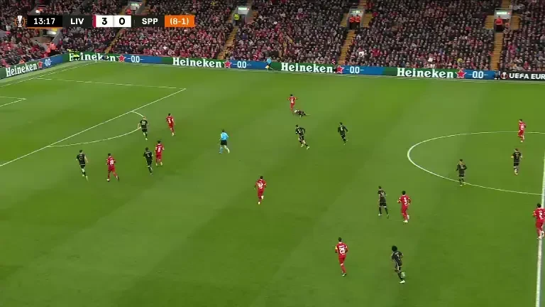 Liverpool - SpartaPraga gol min 14