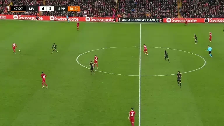 Liverpool - Sparta Praga, gol minutul 48