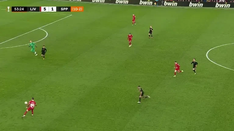 Liverpool - Sparta Praga, gol minutul 55