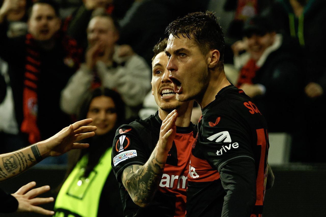 Patrik Schick Fantastick! Atacantul lui Bayer Leverkusen, la trei goluri consecutive și decisive marcate după minutul 90 în Europa League_7
