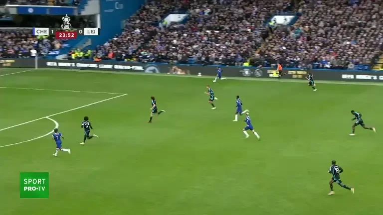 Sterling ratează un penalty &icirc;n Chelsea - Leicester din sferturile FA Cup (17.03.2024)