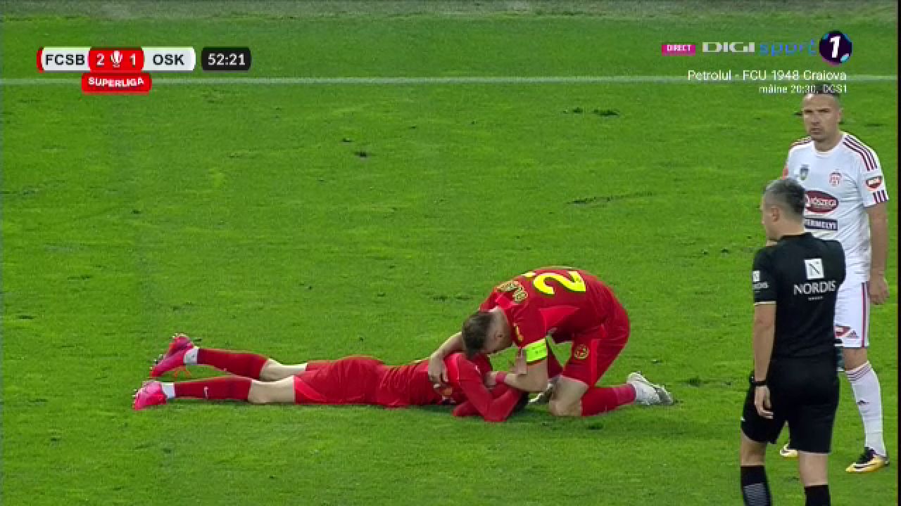 Auch! Darius Olaru i-a aplicat o lovitură dură lui Tavi Popescu în FCSB - Sepsi OSK_2