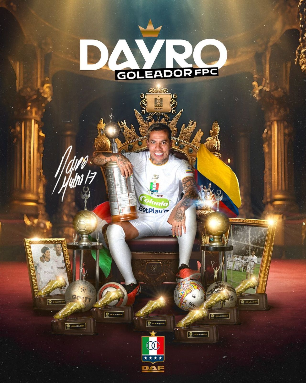 ”Regele” Dayro Moreno! Recordul mondial este aproape pentru fostul vârf al lui FCSB după foarfeca senzațională și golul decisiv din minutul 90_18