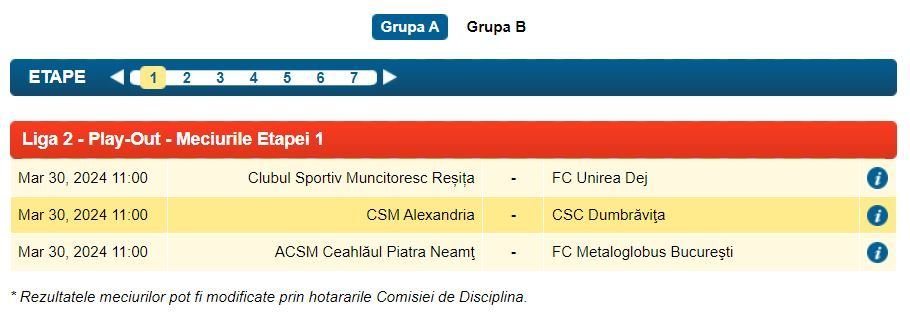 FRF a anuțat programul pentru a doua parte a sezonului Ligii 2. Ce program va avea CSA Steaua_2