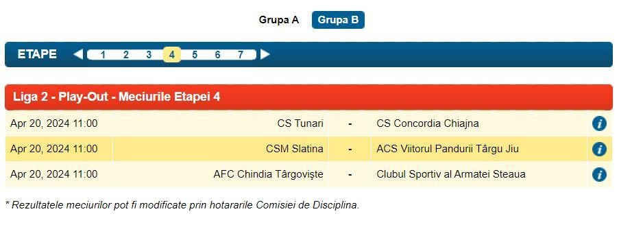 FRF a anuțat programul pentru a doua parte a sezonului Ligii 2. Ce program va avea CSA Steaua_4