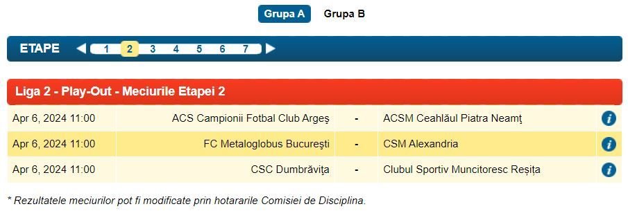 FRF a anuțat programul pentru a doua parte a sezonului Ligii 2. Ce program va avea CSA Steaua_8