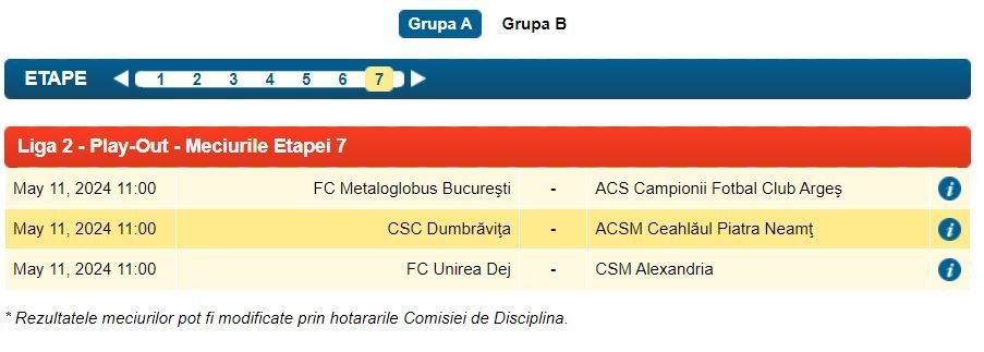 FRF a anuțat programul pentru a doua parte a sezonului Ligii 2. Ce program va avea CSA Steaua_13