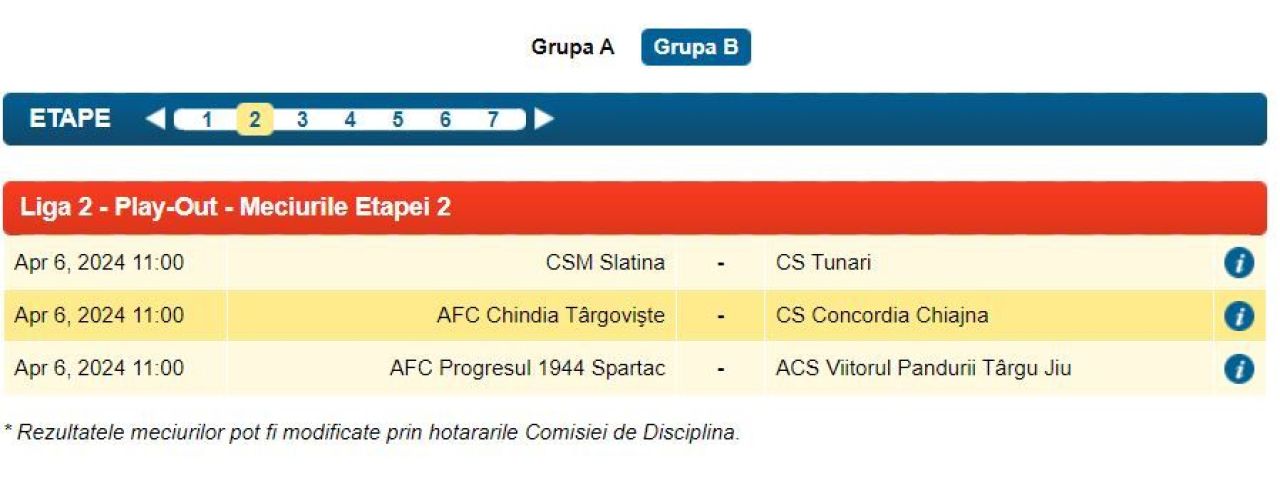 FRF a anuțat programul pentru a doua parte a sezonului Ligii 2. Ce program va avea CSA Steaua_14