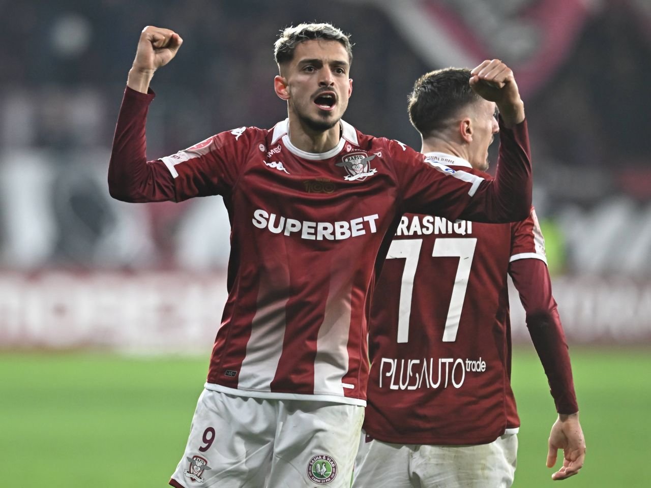 Transfer stelar pentru Rrahmani și Rapid! Ce scriu portughezii despre vârful care a marcat „de s-a plictisit” în România_4