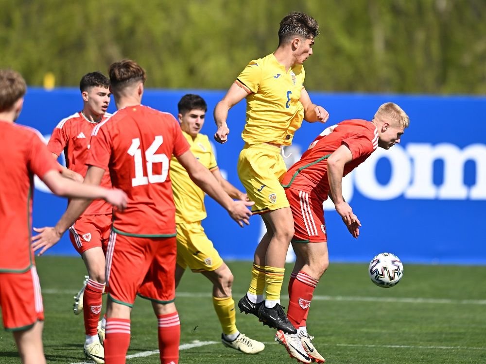 România U17 - Țara Galilor U17, cu gol direct din corner marcat de un jucător de la FCSB, s-a încheiat! Micii tricolori nu au făcut față galezilor la Buftea_7