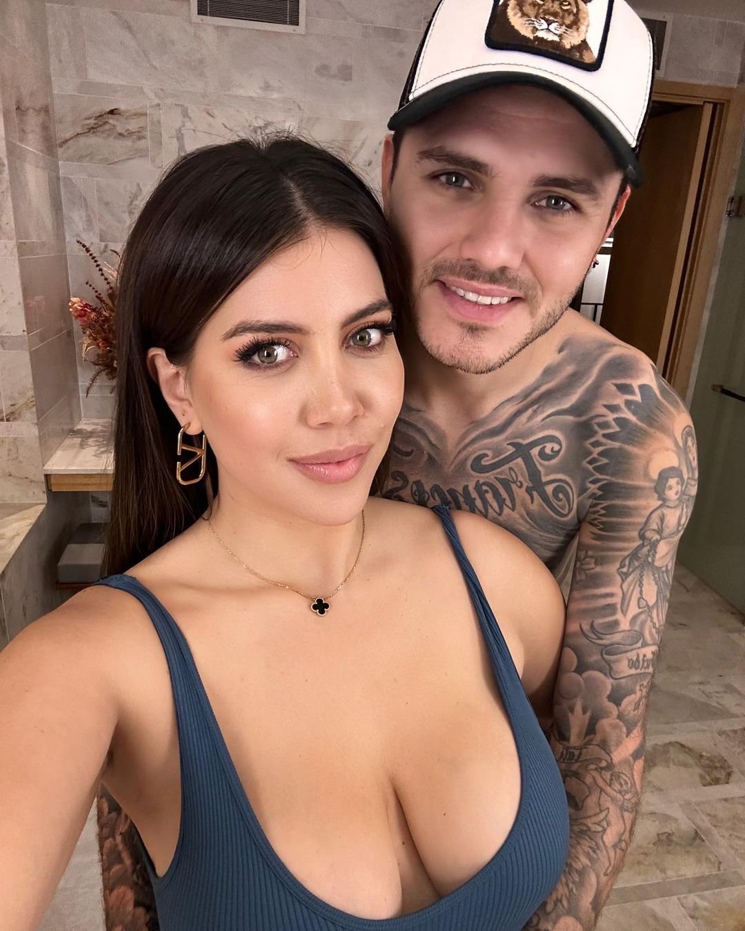 A urcat în ringul de box în cea mai excentrică ținută, iar secvențele sunt încendiare. Cum s-a lăsat filmată Wanda Nara_88
