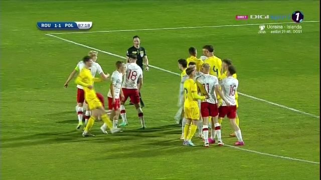 Tensiune la cote maxime! Momentul care a înghețat inima fanilor: Ce s-a întâmplat în minutul 87 în România - Polonia U20_5