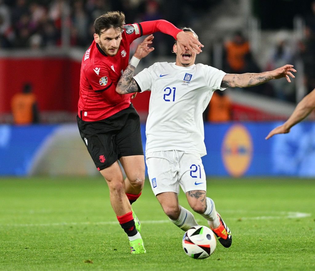 Calificare istorică! Georgia merge la EURO 2024 după un baraj incendiar contra Greciei, cu peste 50.000 de fani în tribune_3