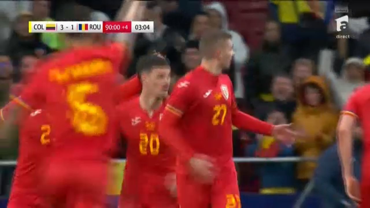 Columbia - România 3-2 | Tricolorii revin pe final de meci, sud-americanii continuă seria meciurilor fără înfrângere_1