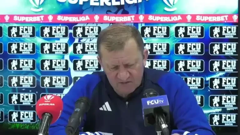 Conferință de presă Dorinel Munteanu după FC U Craiova - Oțelul Galați 1-2 (31.03.2024)