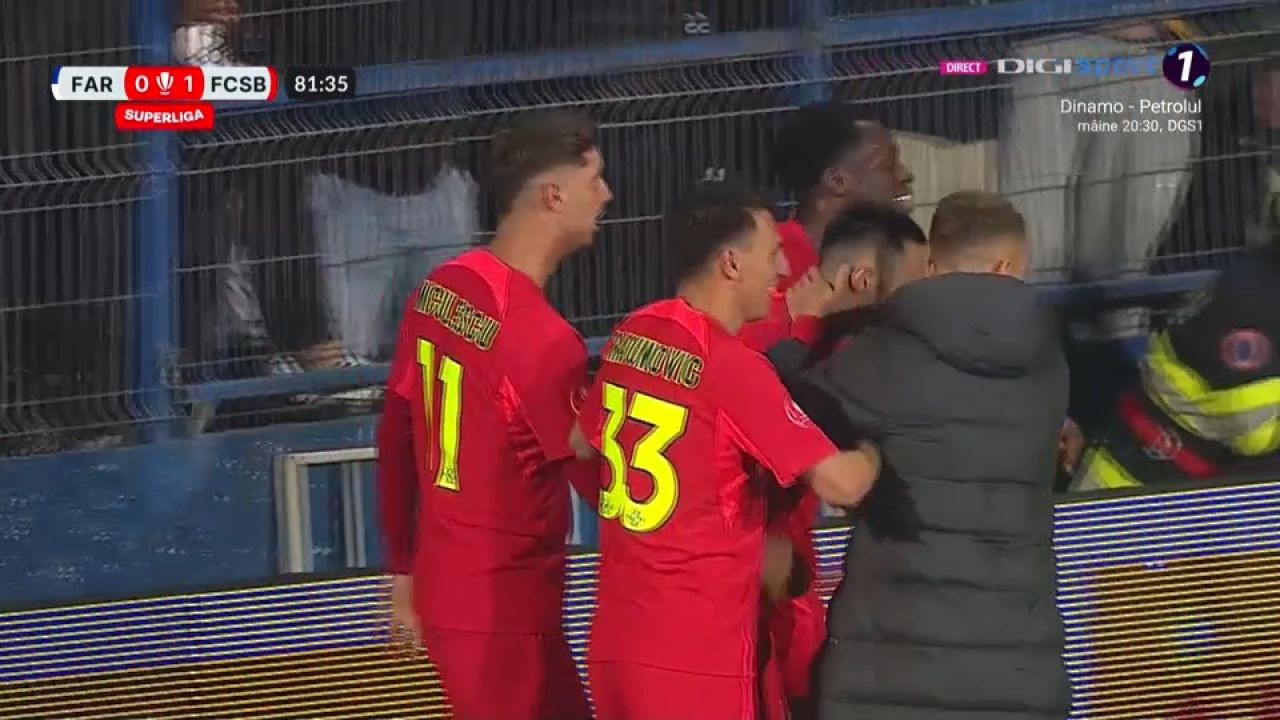 Farul Constanța - FCSB 0-1 | Reușita lui Adrian Șut, decisivă pentru liderul din Superligă_1