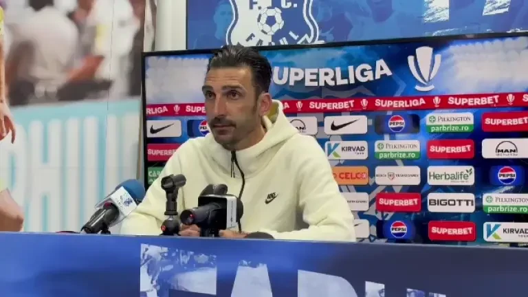 Conferință de presă Elias Charalambous după Farul - FCSB 0-1 (31.03.2024)