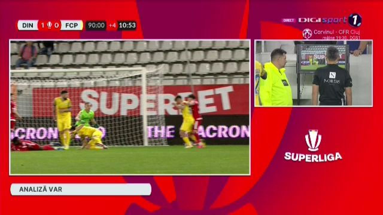 Nu e păcăleală de 1 aprilie! Cât a durat analiza VAR la meciul dintre Dinamo și Petrolul_2