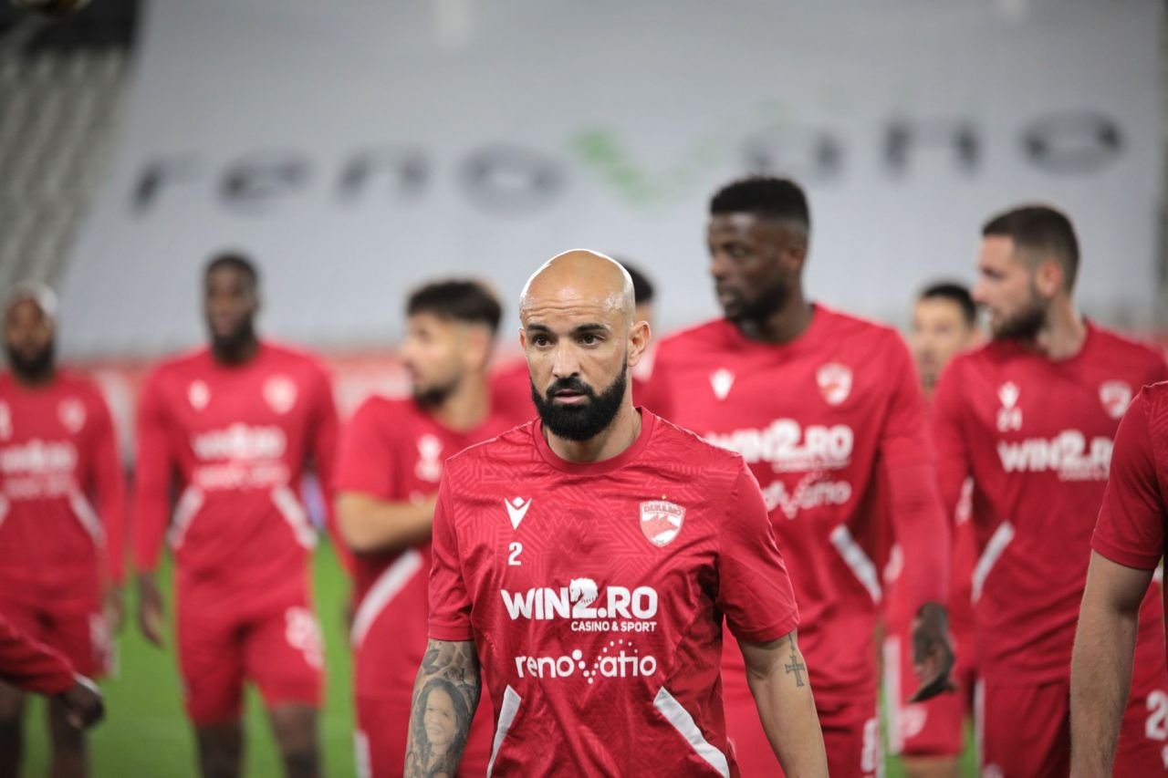 Gabriel Moura a marcat primul său gol în România, dar Dinamo a făcut doar egal: 