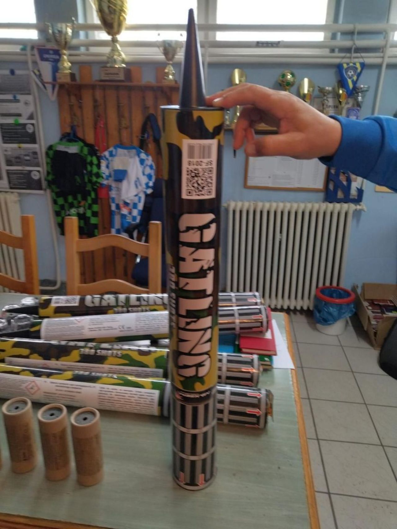 Materiale pirotehnice găsite într-o groapă înainte de Corvinul - CFR Cluj! Explicația Jandarmeriei_2
