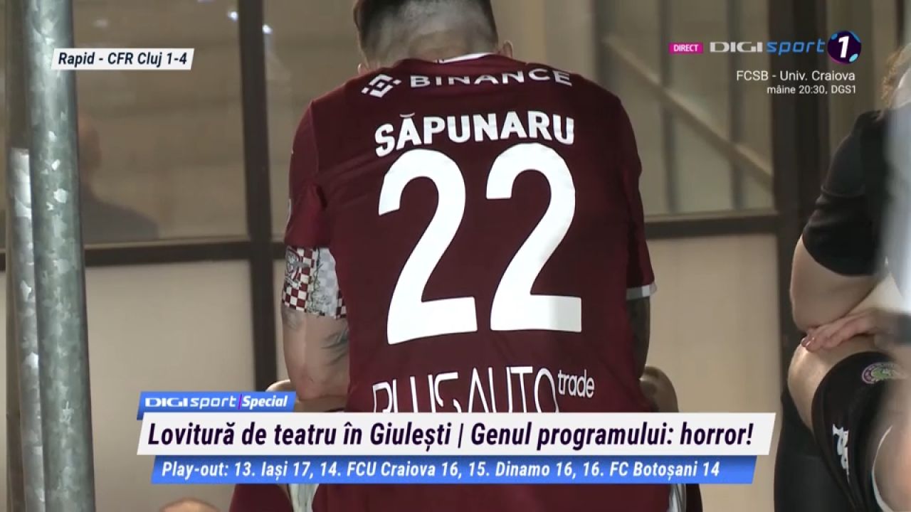 Imagini de impact! Cristi Săpunaru, în genunchi după umilința cu CFR Cluj_2