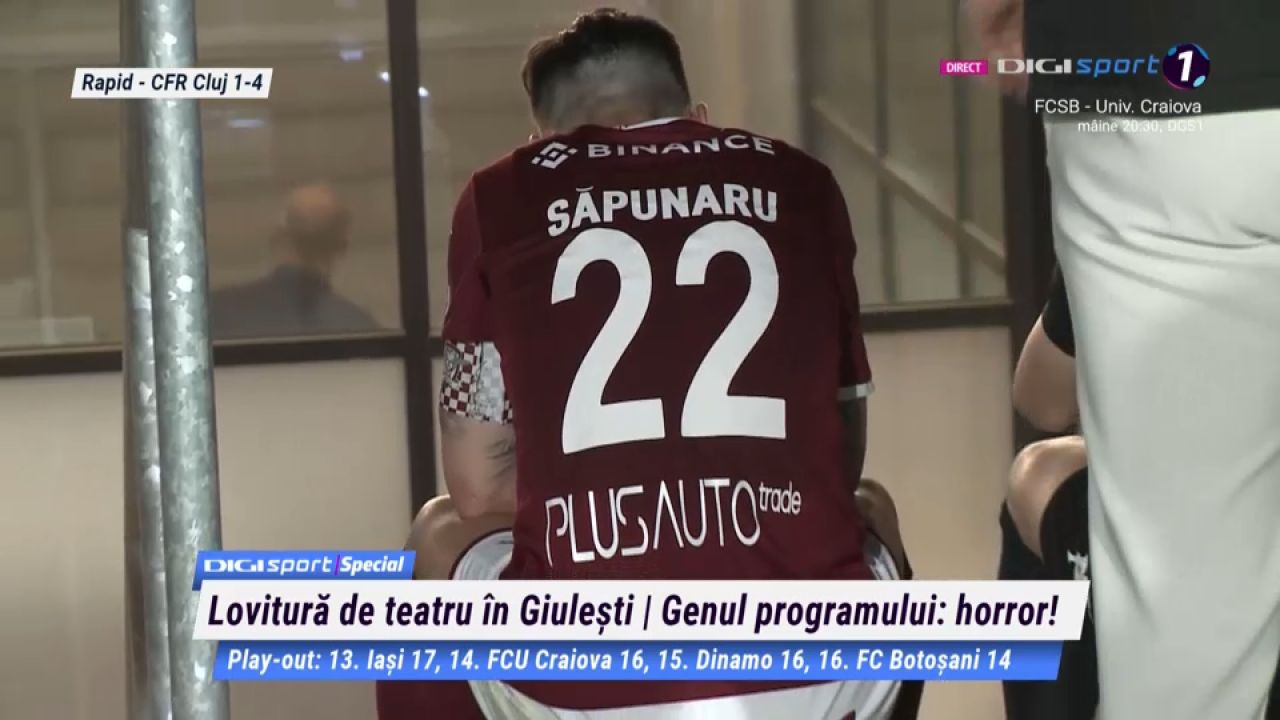 Imagini de impact! Cristi Săpunaru, în genunchi după umilința cu CFR Cluj_3