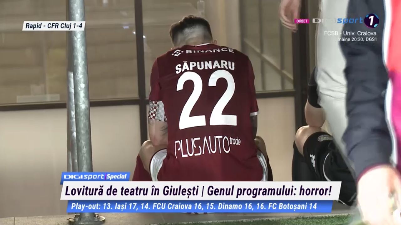 Imagini de impact! Cristi Săpunaru, în genunchi după umilința cu CFR Cluj_1