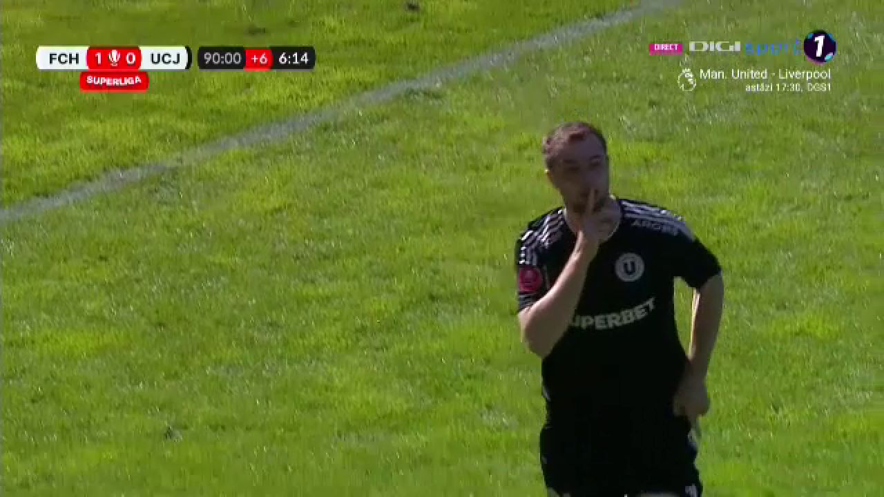 FC Hermannstadt - ”U” Cluj 1-1 | Daniel Popa aduce un punct pentru oaspeți în prelungiri_1