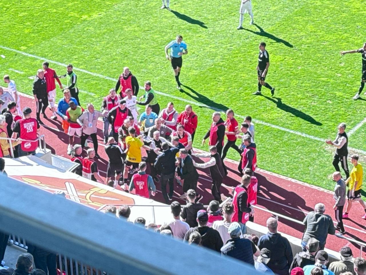 S-au încins spiritele la Sibiu! Hermannstadt - U Cluj a fost aproape să se încheie cu o bătaie_40