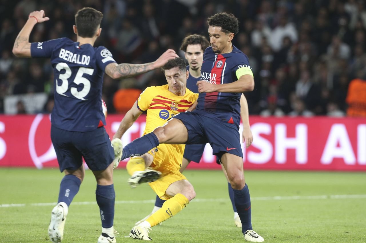 Marquinhos a devenit, la doar 29 de ani, numărul 1 din istorie la PSG! Ce performanță a atins fundașul brazilian în meciul cu FC Barcelona_4