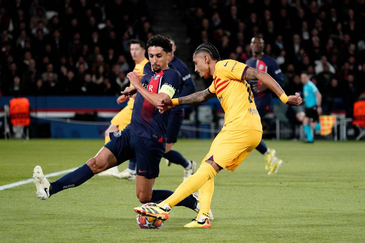 Marquinhos a devenit, la doar 29 de ani, numărul 1 din istorie la PSG! Ce performanță a atins fundașul brazilian în meciul cu FC Barcelona_5