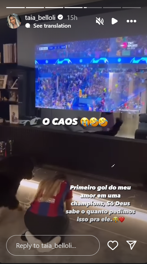 Reacție de milioane a frumoasei partenere a lui Raphinha după golurile reușite de brazilian în meciul cu PSG_4