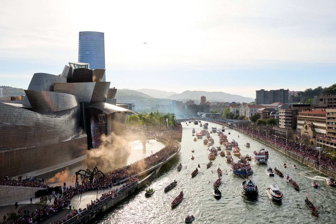 Imagini fabuloase la Bilbao, peste 1 milion de oameni au sărbătorit câștigarea Cupei Spaniei de Athletic, simbolul Țării Bascilor!_7