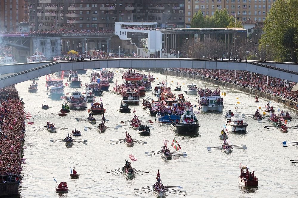 Imagini fabuloase la Bilbao, peste 1 milion de oameni au sărbătorit câștigarea Cupei Spaniei de Athletic, simbolul Țării Bascilor!_10