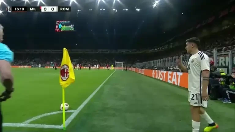 AC Milan - AS Roma 0-1 rezumat (sferturi EL 11.04.2024)
