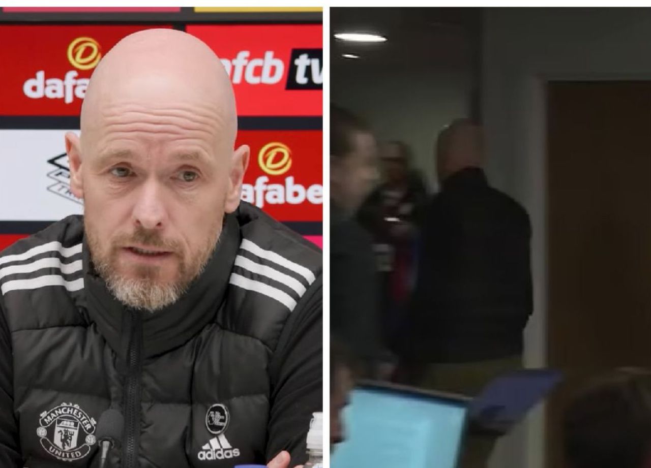 S-a ridicat și a plecat! Ce întrebare l-a deranjat atât de tare pe Erik ten Hag, antrenorul lui Manchester United_1