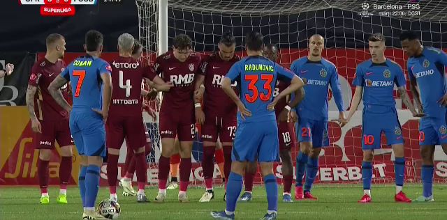 CFR Cluj - FCSB 0-1 | Trupa lui Elias Charalambous s-a impus la limită și este la un pas de titlu. Tensiuni la final_1
