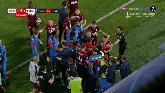CFR Cluj - FCSB 0-1 | Trupa lui Elias Charalambous s-a impus la limită și este la un pas de titlu. Tensiuni la final_5