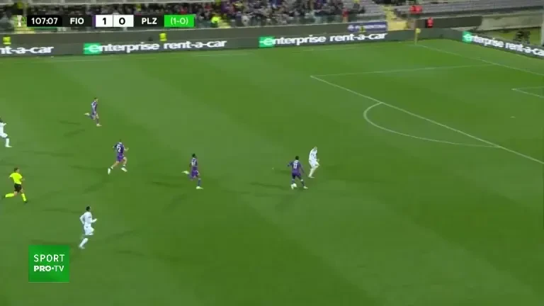 Fiorentina - Plzen 2-0: GOL Biraghi 108' (Pro Arena & VOYO)