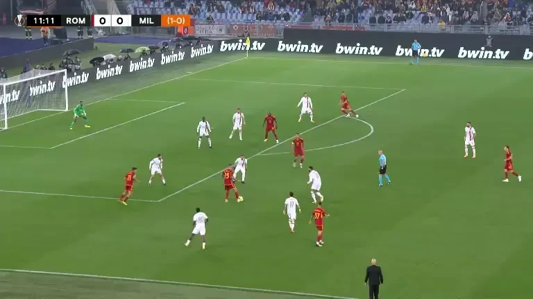 AS Roma - AC Milan 1-0: GOL Mancini 12' (Pro Arena & VOYO)