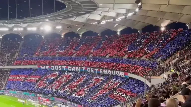 Coregrafie &icirc;n derby-ul FCSB - Rapid (20/04/2024)