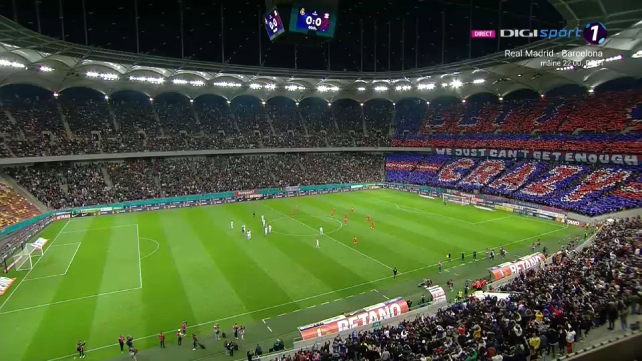 Spectacol pe Arena Națională! Fanii lui FCSB au pregătit o coregrafie incendiară pentru derby-ul cu Rapid_6