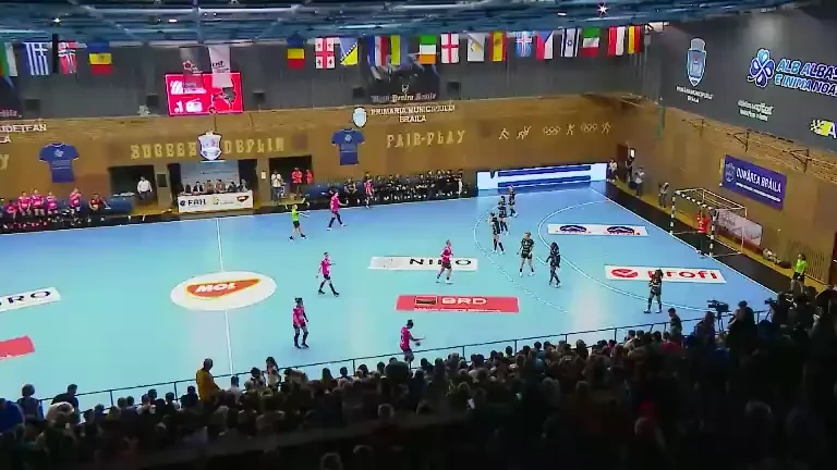 CSM București - Dunărea Brăila: primele cinci minute din a doua repriză