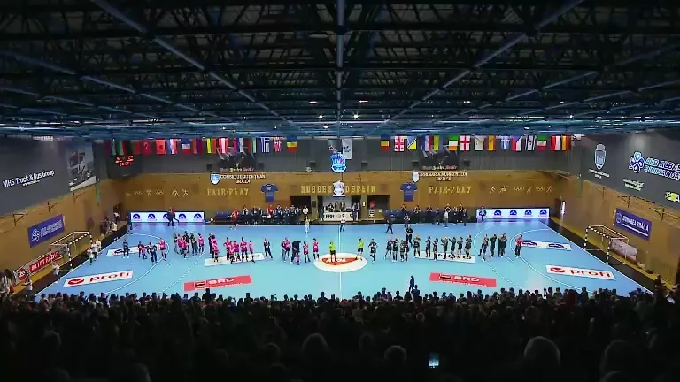 CSM București - Dunărea Brăila: festivitate Cupa Rom&acirc;niei