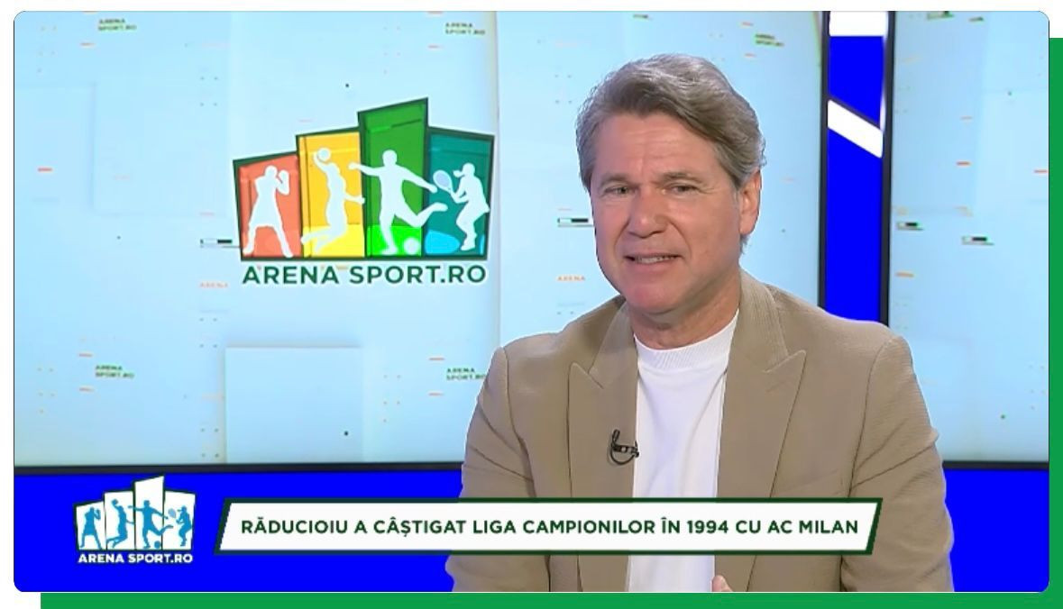 Florin Răducioiu a fost invitatul lui Cătălin Oprișan la Arena Sport.ro. Mi s-a &icirc;ndeplinit un vis să &icirc;l cunosc pe Marco van Basten