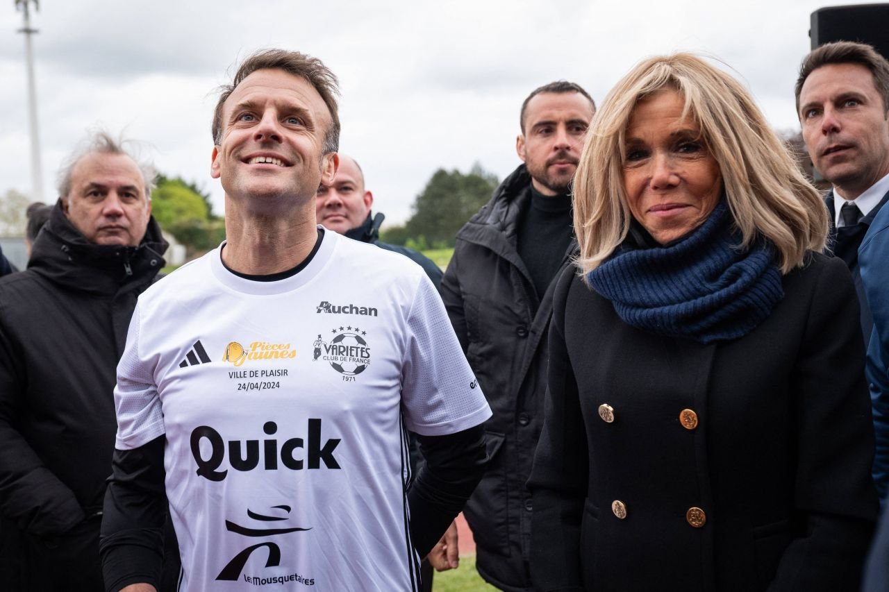 Emmanuel Macron, ce execuție! Cum a dat gol din penalty președintele Franței împotriva echipei lui Arsene Wenger_6