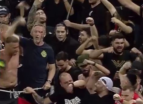 A comis-o! Mihai Stoica, plin de sânge la sărbătoarea de titlu a FCSB-ului! Un jucător al roș-albaștrilor i-a spart arcada_2