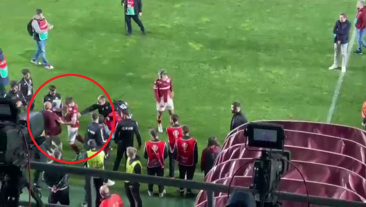 Paul Iacob a sărit la bătaie după Rapid - Craiova și a explicat gestul la flash-interviu: ”Nu mă caracterizează. Mi-am pierdut capul”_1