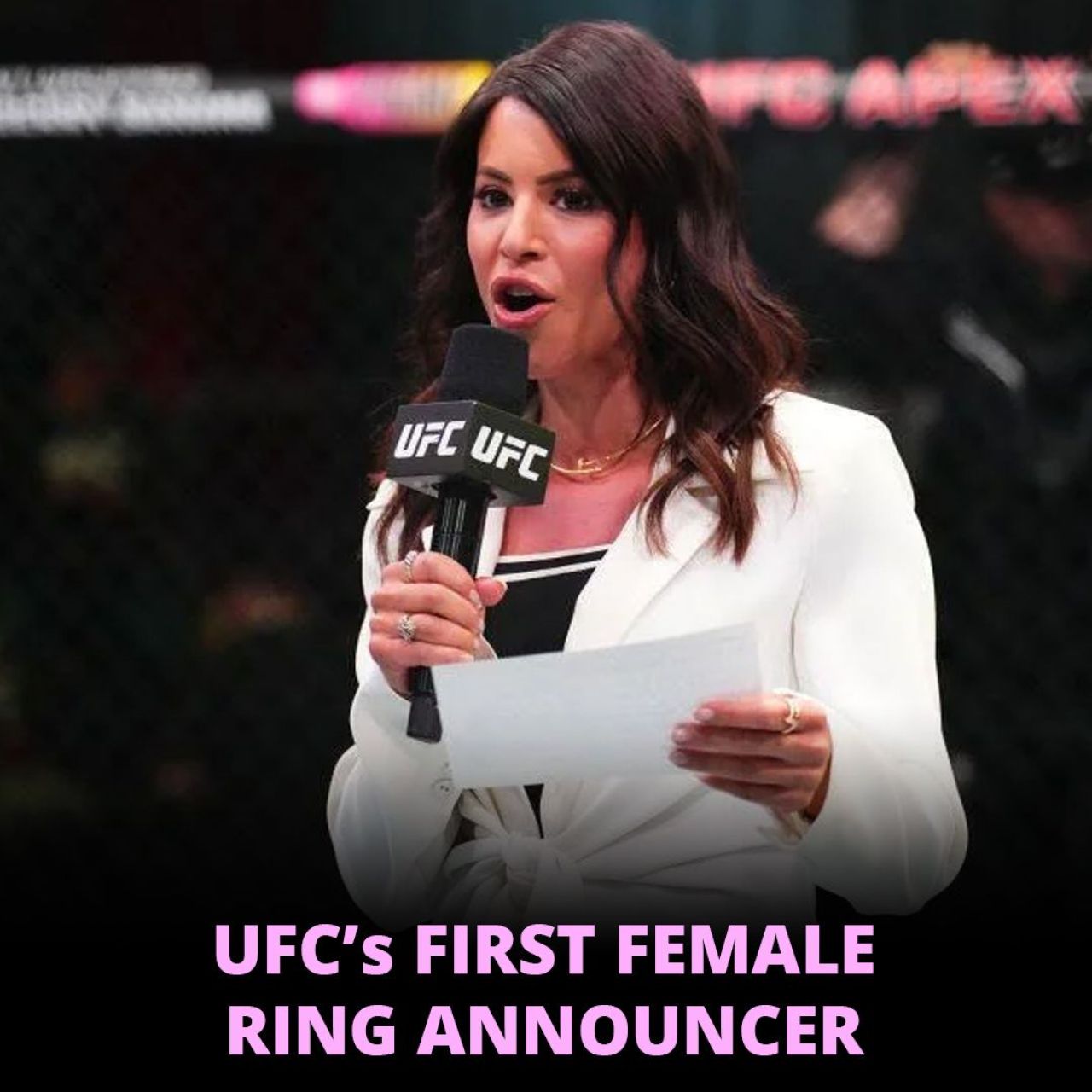 Frumoasa care a salvat UFC-ul.